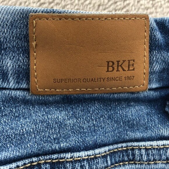 BKE Mens Payton Jeans Size 30x27 Universal Fit Mid-Rise Ankle Skinny Distressed - Picture 14 of 16